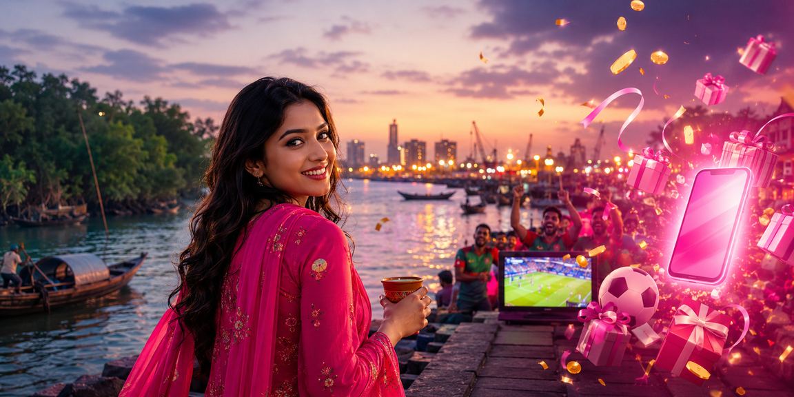 সুন্দরবন অঞ্চলের ব্যবহারকারী মোবাইলে mcwbd88 ভাউচার কোড এন্ট্রি করছেন